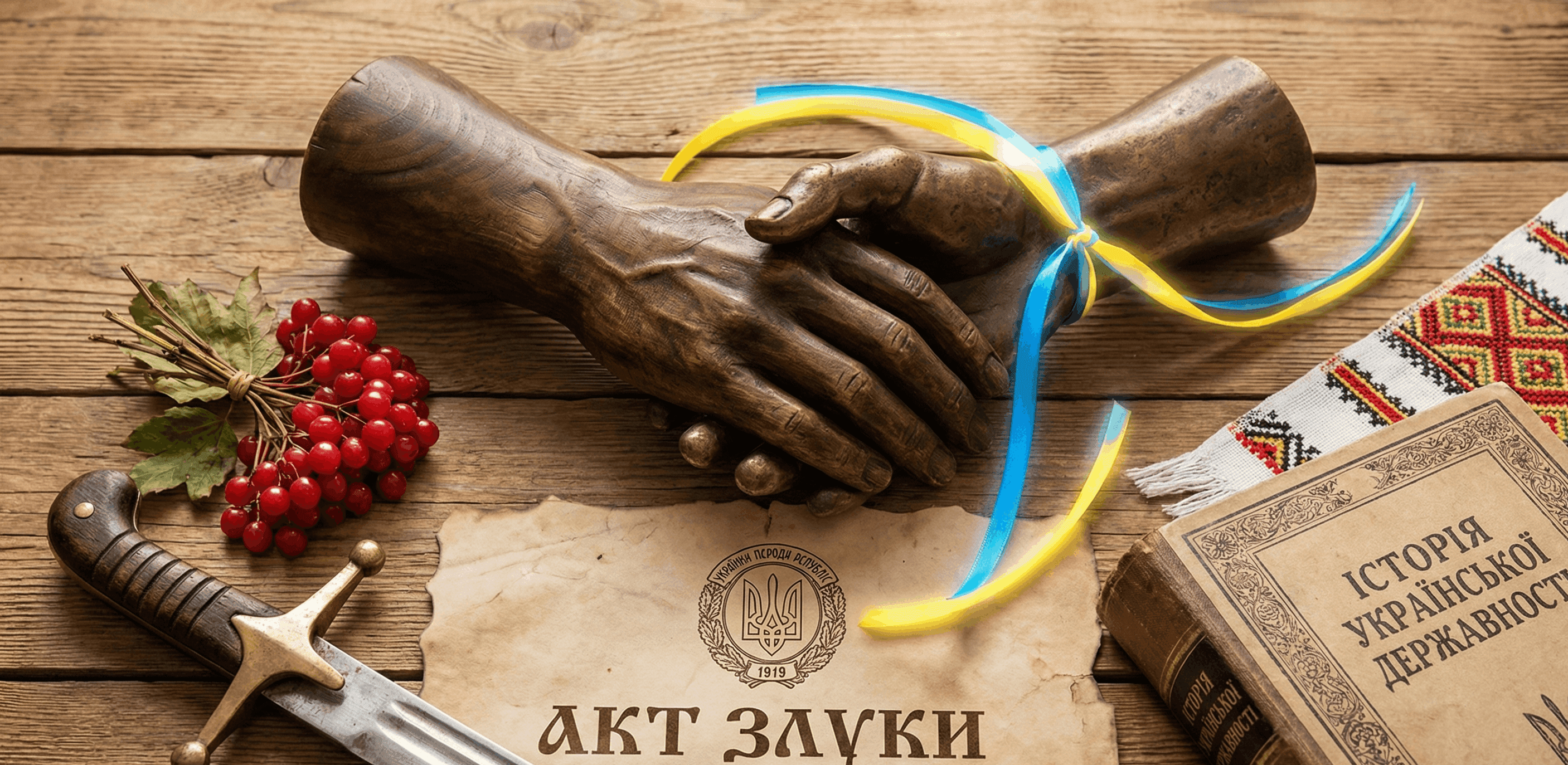 Ілюстрація до свята День Соборності України в Україні